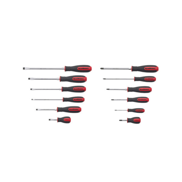 80051 GearWrench Juego de Desarmadores de Combinacion Dual Material de 12 Piezas
