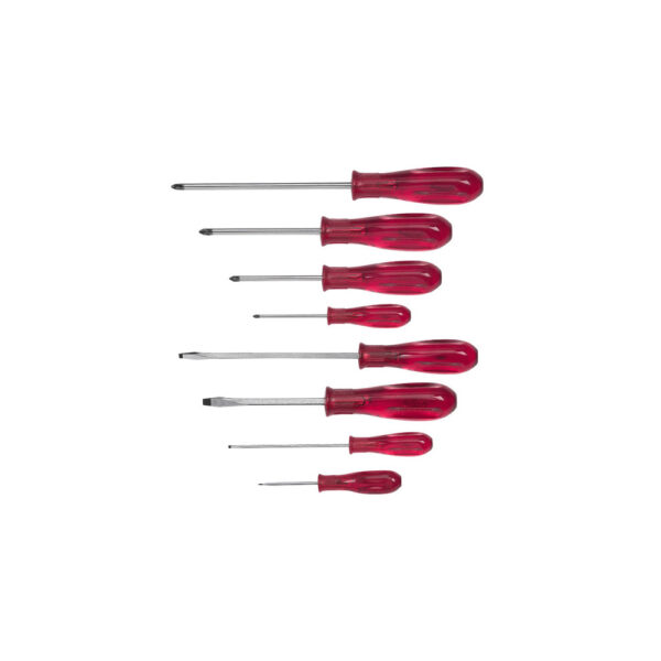82734 GearWrench Juego de Desarmadores con Manija Solida de Combinacion de 8 Piezas