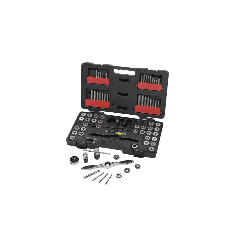 3887 GearWrench Juego de SAE/Metrico Medium Ratcheting Tap and Die