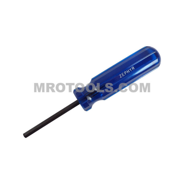 H107MS Zephyr Desarmador de Caja Magnetico, Manija de Plastico Con Almacenamiento de Puntas, Vastago de Acero