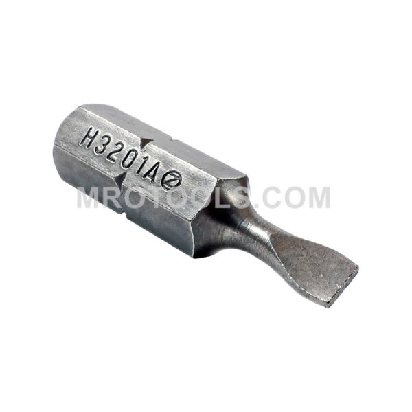 H3201A Zephyr Puntas Planas 1/4'', Para Tornillos de Maquina