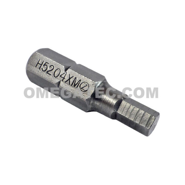 H5204XM Zephyr Puntas con Cabeza Hexagonal 1/4'', Metrico