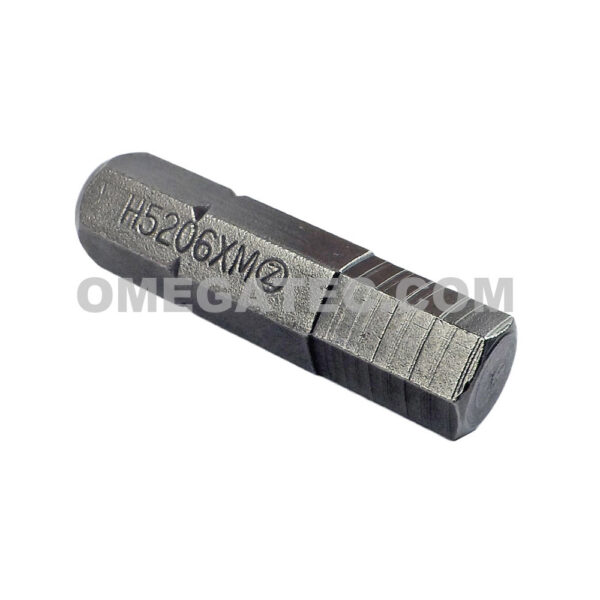 H5206XM Zephyr Puntas con Cabeza Hexagonal 1/4'', Metrico
