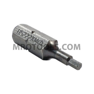 H5222XM Zephyr Puntas con Cabeza Hexagonal 1/4'', Metrico
