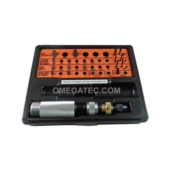 KT-100 Utica Desarmador con Limitacion de Torsion Modelo Estandar Juego de 20 Piezas