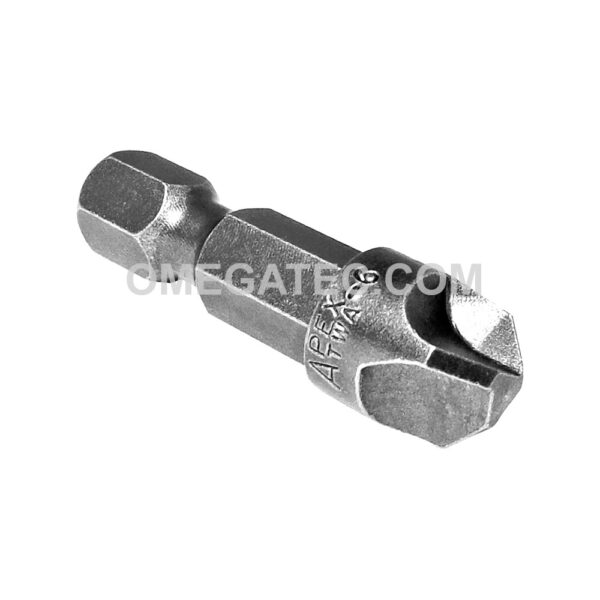 TWA-6 Apex Punta Tri-Wing 5/16'' #6 con Impulsor de Poder