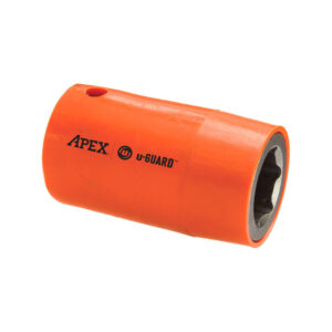 UG-18MM25 Apex Dado de Impacto u-Guard Est?ndar Largo de 18mm de 6 Puntos, M?trico, No Magn?tico, Accionamiento Cuadrado de 1/2''