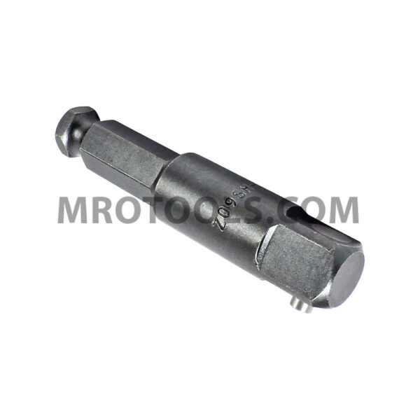 Z09SH-1/2-3 Zephyr Extension de Dado, Hex de 7/16'' a Cuadrado de 1/2'', Retenedor Tipo Pin