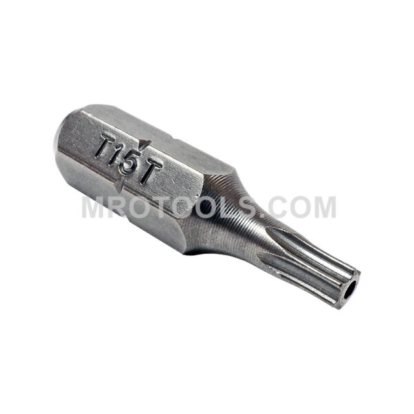 Z0T15TX Zephyr Puntas Torx T-15 1/4'', Resistente a la Manipulacion