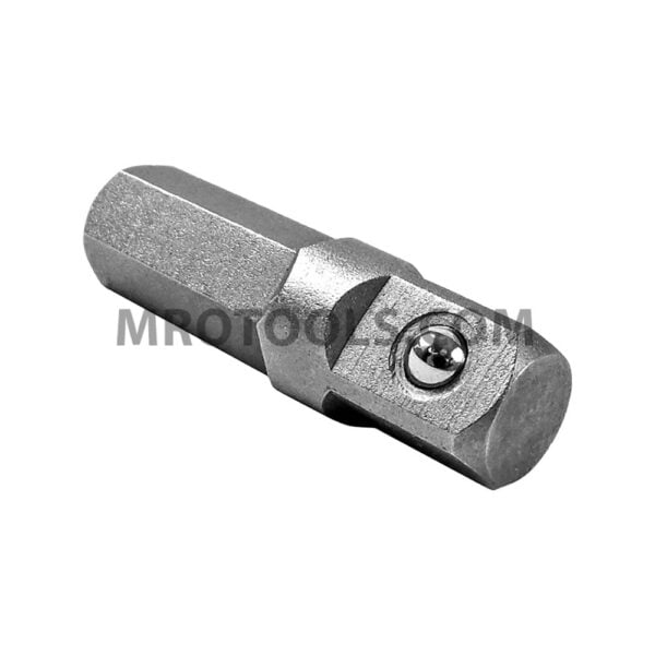 Z10SH-1B Zephyr Extension de Dado, Hex de 1/4'' a Cuadrado de 1/4'', Retenedor Tipo Bola